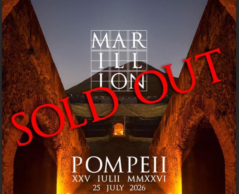 Marillion Pompeii - sold Out